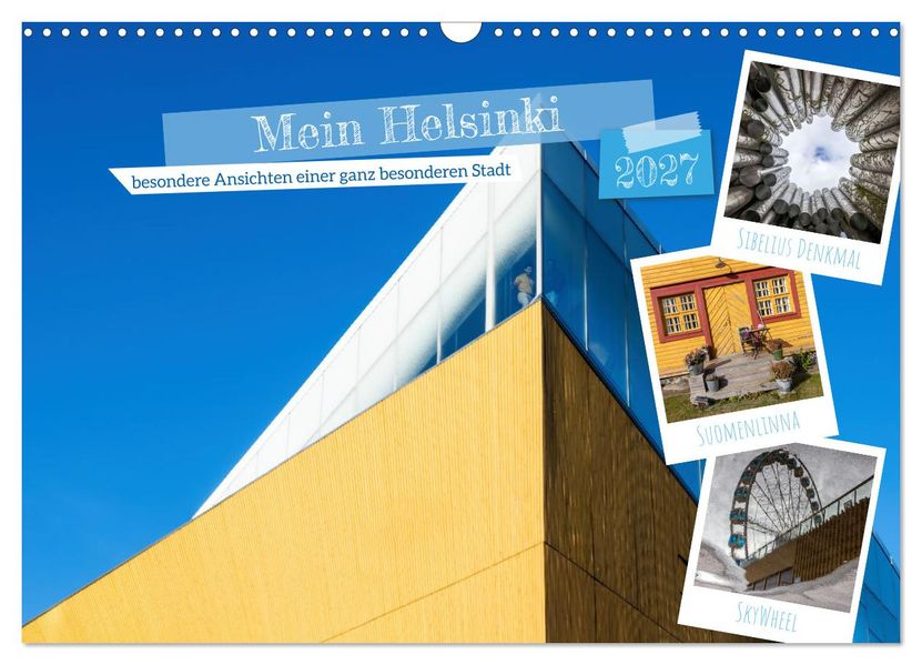 Mein Helsinki (Wandkalender 2027 DIN A3 quer) CALVENDO Monatskalender