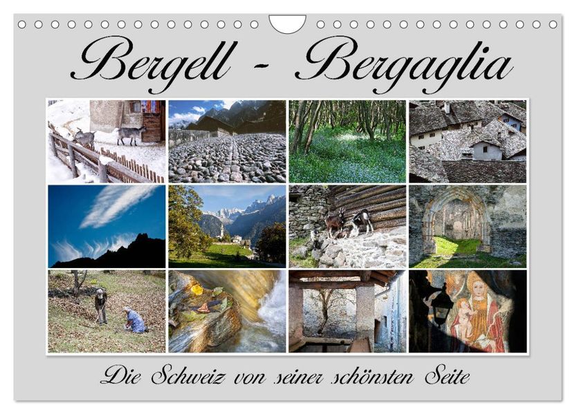 Bergell - Bergaglia (Wandkalender 2027 DIN A4 quer) CALVENDO Monatskalender