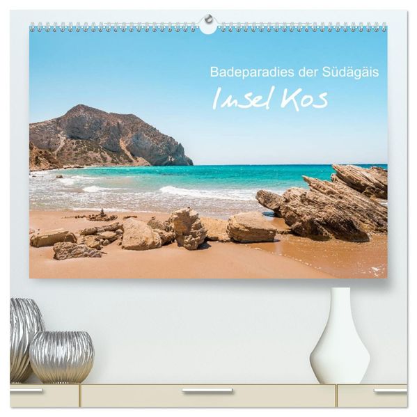Insel Kos - Badeparadies der Südägäis (hochwertiger Premium Wandkalender 2027 DIN A2 quer) Kunstdruck in Hochglanz