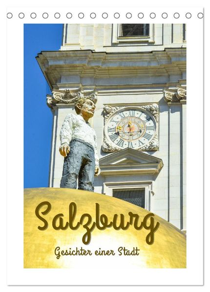 Salzburg - Gesichter einer Stadt (Tischkalender 2027 DIN A5 hoch) CALVENDO Monatskalender