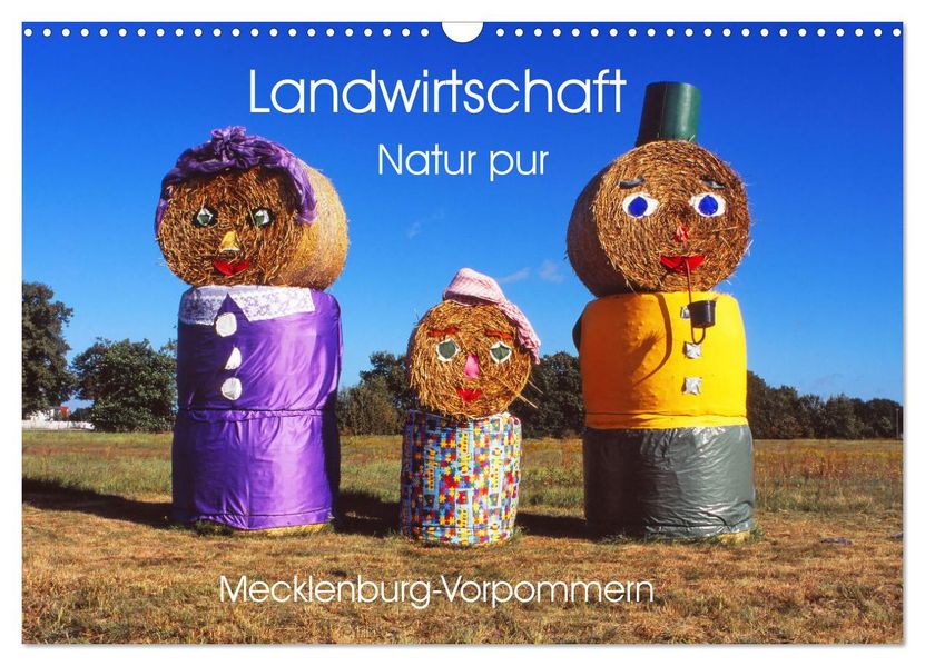 Landwirtschaft Natur pur Mecklenburg-Vorpommern (Wandkalender 2027 DIN A3 quer) CALVENDO Monatskalender