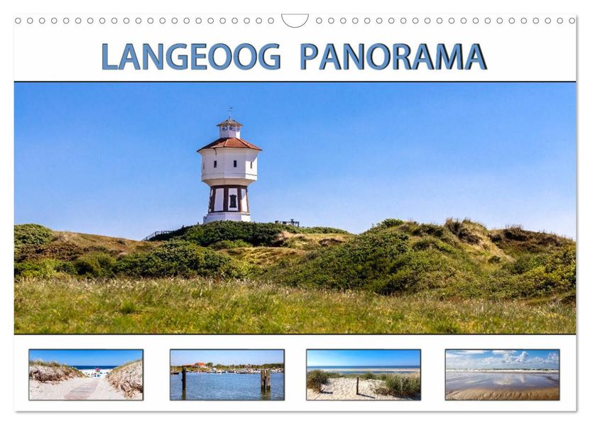 LANGEOOG PANORAMA (Wandkalender 2027 DIN A3 quer) CALVENDO Monatskalender