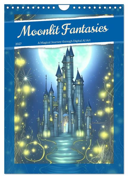 Moonlit Fantasies (Wall Calendar 2027 DIN A4 portrait) CALVENDO 12 Month Wall Calendar