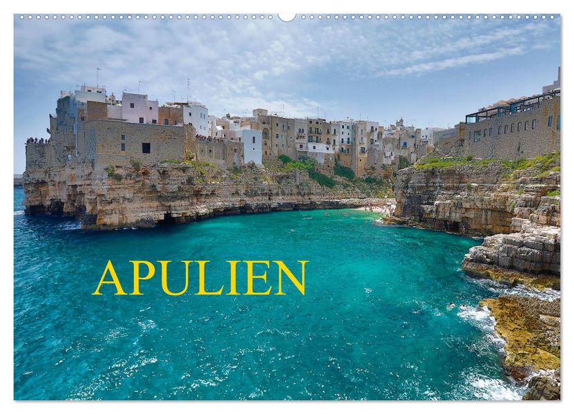Apulien (Wandkalender 2027 DIN A2 quer) CALVENDO Monatskalender
