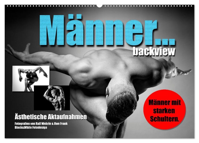 Männer... backview (Wandkalender 2027 DIN A2 quer) CALVENDO Monatskalender