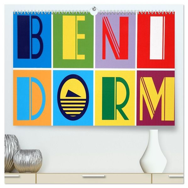 Benidorm (hochwertiger Premium Wandkalender 2027 DIN A2 quer) Kunstdruck in Hochglanz