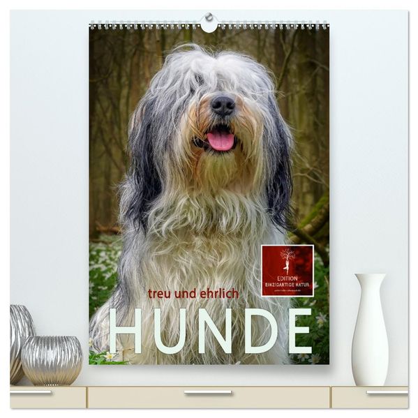 Hunde - treu und ehrlich (hochwertiger Premium Wandkalender 2027 DIN A2 hoch) Kunstdruck in Hochglanz