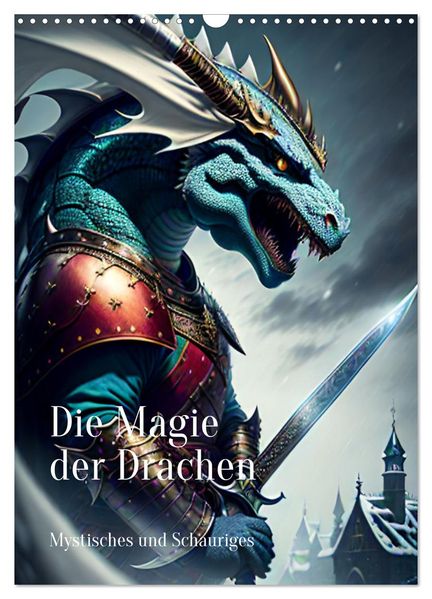 Die Magie der Drachen - Mystisches und Schauriges (Wandkalender 2027 DIN A3 hoch) CALVENDO Monatskalender