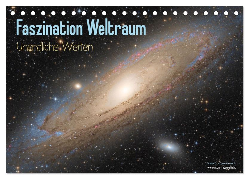 Faszination Weltraum - unendliche Weiten (Tischkalender 2027 DIN A5 quer) CALVENDO Monatskalender