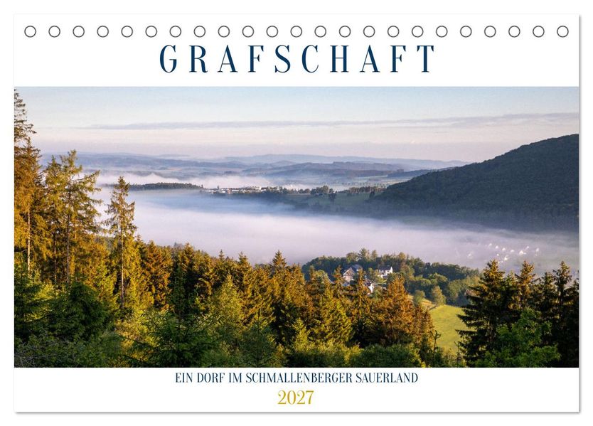 Grafschaft ein Dorf im Schmallenberger Sauerland (Tischkalender 2027 DIN A5 quer) CALVENDO Monatskalender