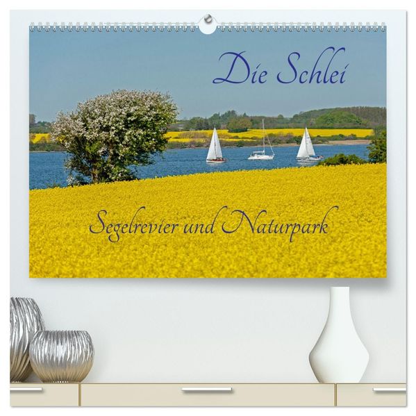 Die Schlei - Segelrevier und Naturpark (hochwertiger Premium Wandkalender 2027 DIN A2 quer) Kunstdruck in Hochglanz