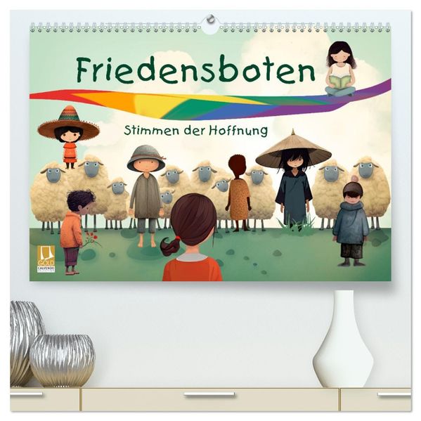 Friedensboten - Stimmen der Hoffnung (hochwertiger Premium Wandkalender 2027 DIN A2 quer) Kunstdruck in Hochglanz
