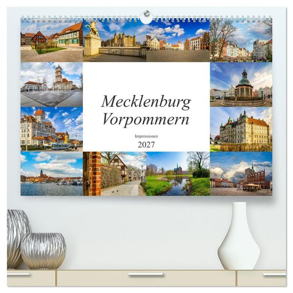 Mecklenburg Vorpommern Impressionen (hochwertiger Premium Wandkalender 2027 DIN A2 quer) Kunstdruck in Hochglanz