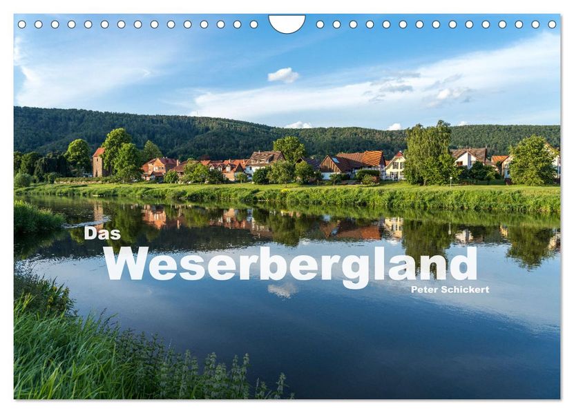 Das Weserbergland (Wandkalender 2027 DIN A4 quer) CALVENDO Monatskalender