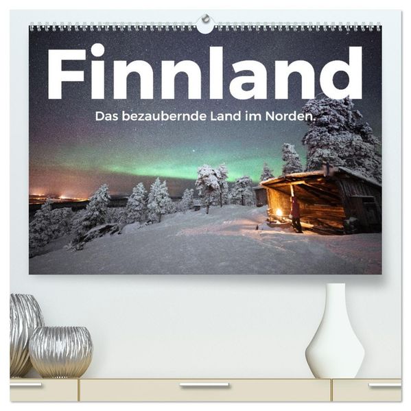 Finnland - Das bezaubernde Land im Norden. (hochwertiger Premium Wandkalender 2027 DIN A2 quer) Kunstdruck in Hochglanz