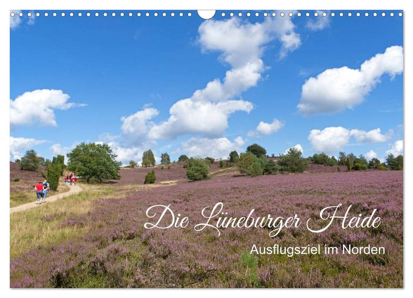 Die Lüneburger Heide - Ausflugsziel im Norden (Wandkalender 2027 DIN A3 quer) CALVENDO Monatskalender
