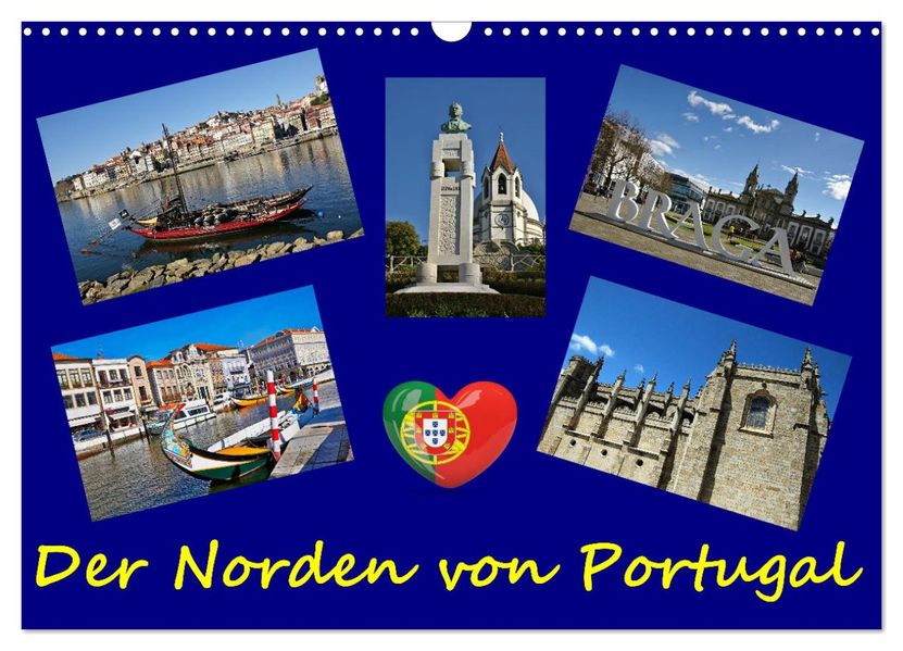 Der Norden von Portugal (Wandkalender 2027 DIN A3 quer) CALVENDO Monatskalender