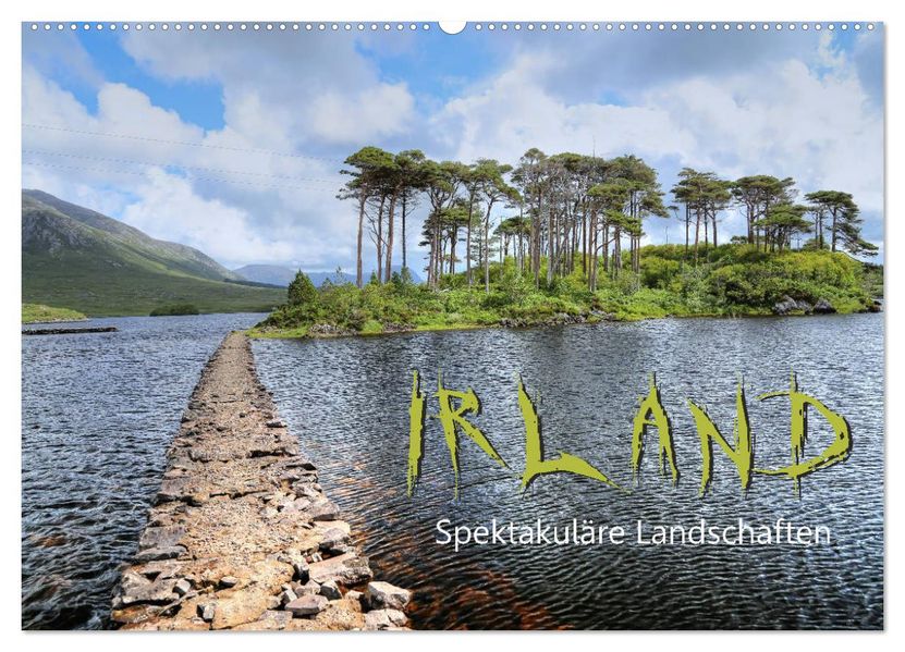 Irland - spektakuläre Landschaften (Wandkalender 2027 DIN A2 quer) CALVENDO Monatskalender