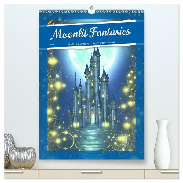 Moonlit Fantasies (High Quality Premium Wall Calendar 2027 DIN A2 portrait)CALVENDO 12 Month Wall Calendar