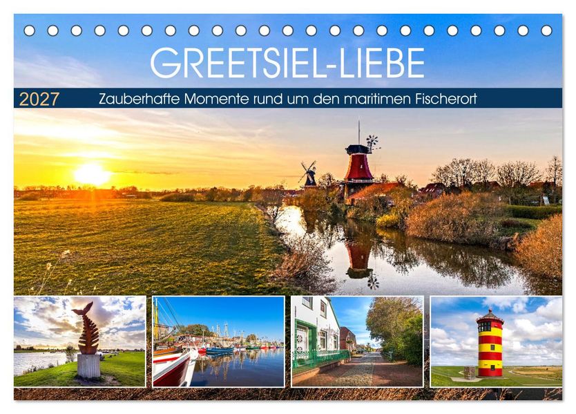 GREETSIEL-LIEBE (Tischkalender 2027 DIN A5 quer) CALVENDO Monatskalender