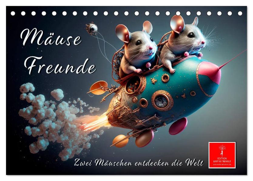 Mäuse Freunde (Tischkalender 2027 DIN A5 quer) CALVENDO Monatskalender