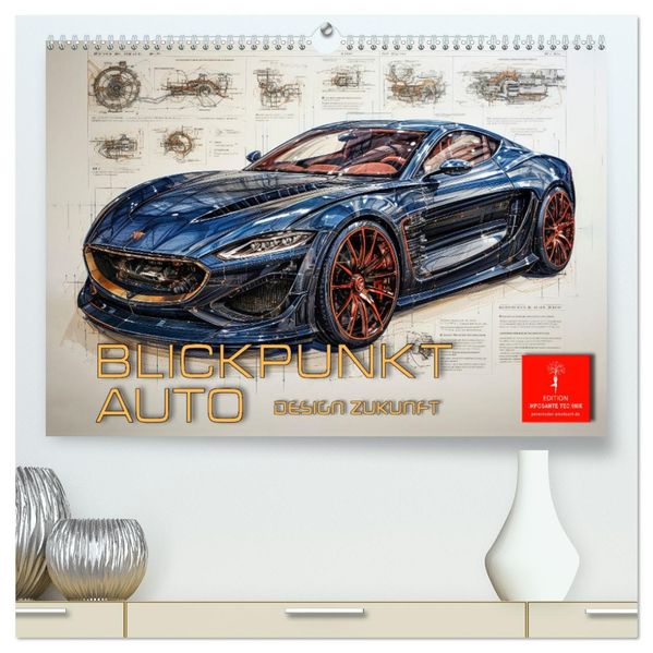 Blickpunkt Auto Design Zukunft (hochwertiger Premium Wandkalender 2027 DIN A2 quer) Kunstdruck in Hochglanz