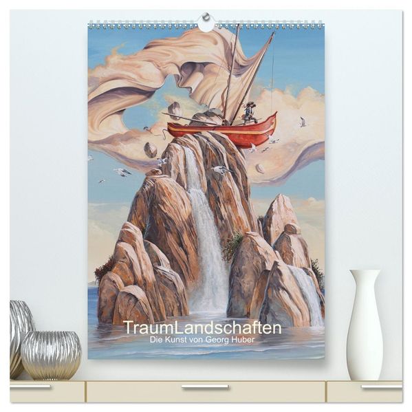 TraumLandschaften (hochwertiger Premium Wandkalender 2027 DIN A2 hoch) Kunstdruck in Hochglanz