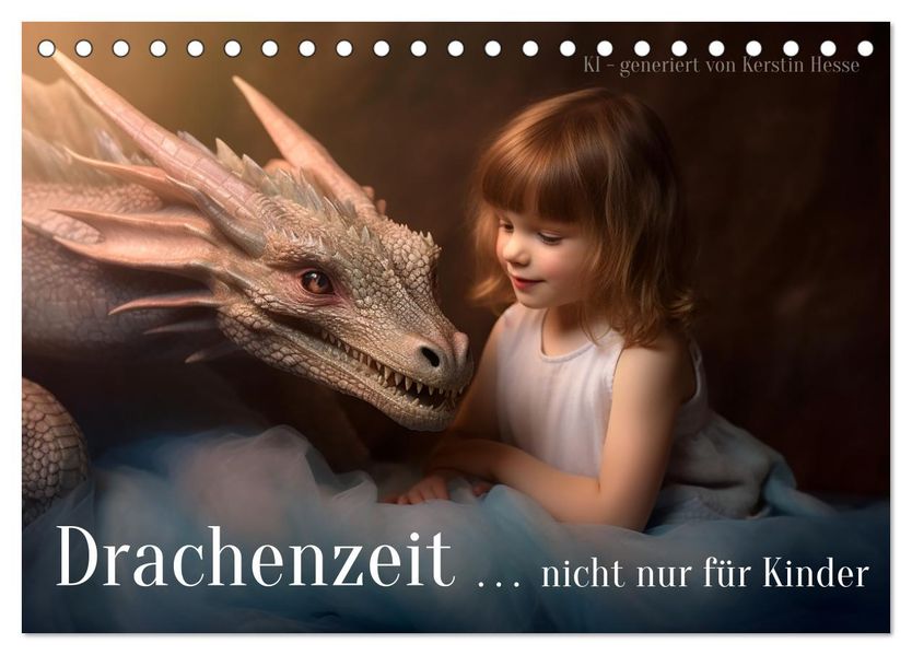 Drachenzeit.. nicht nur für Kinder (Tischkalender 2027 DIN A5 quer) CALVENDO Monatskalender