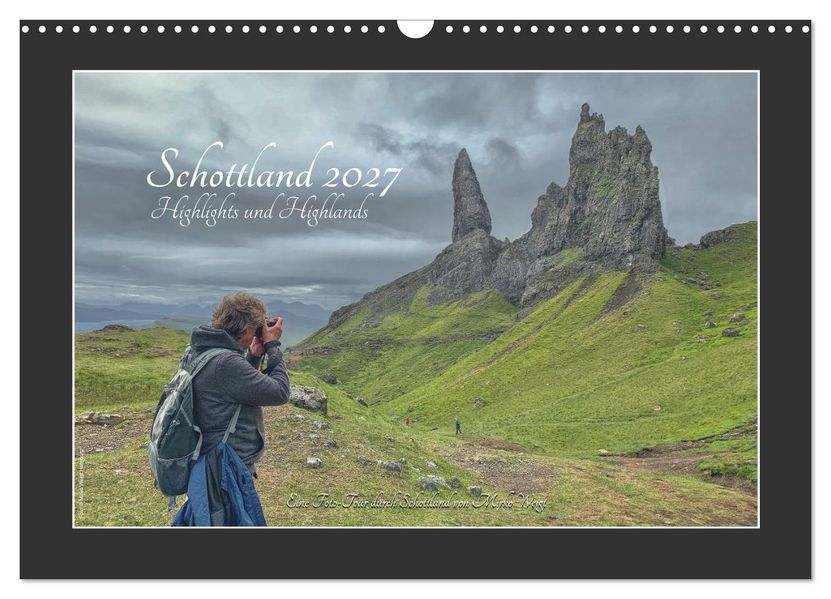 Schottland 2027 Highlights und Highlands (Wandkalender 2027 DIN A3 quer) CALVENDO Monatskalender