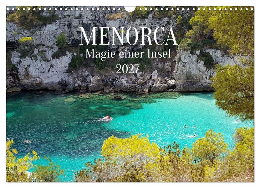 MENORCA Magie einer Insel (Wandkalender 2027 DIN A3 quer) CALVENDO Monatskalender