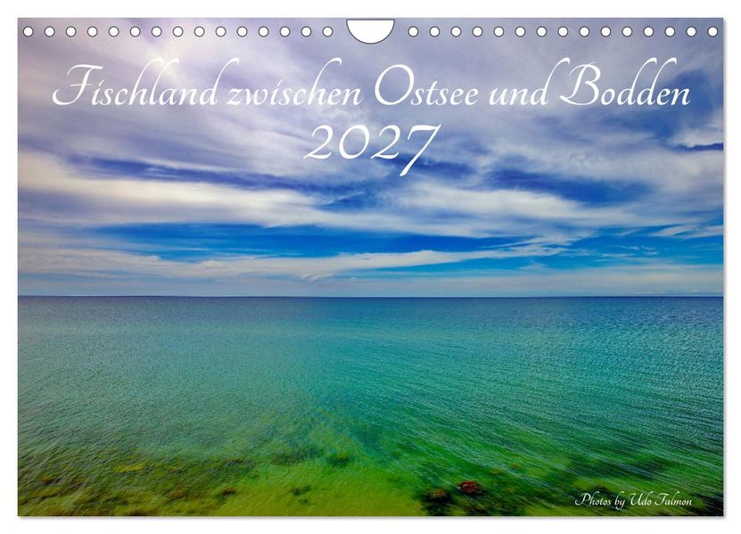 Fischland zwischen Ostsee und Bodden (Wandkalender 2027 DIN A4 quer) CALVENDO Monatskalender
