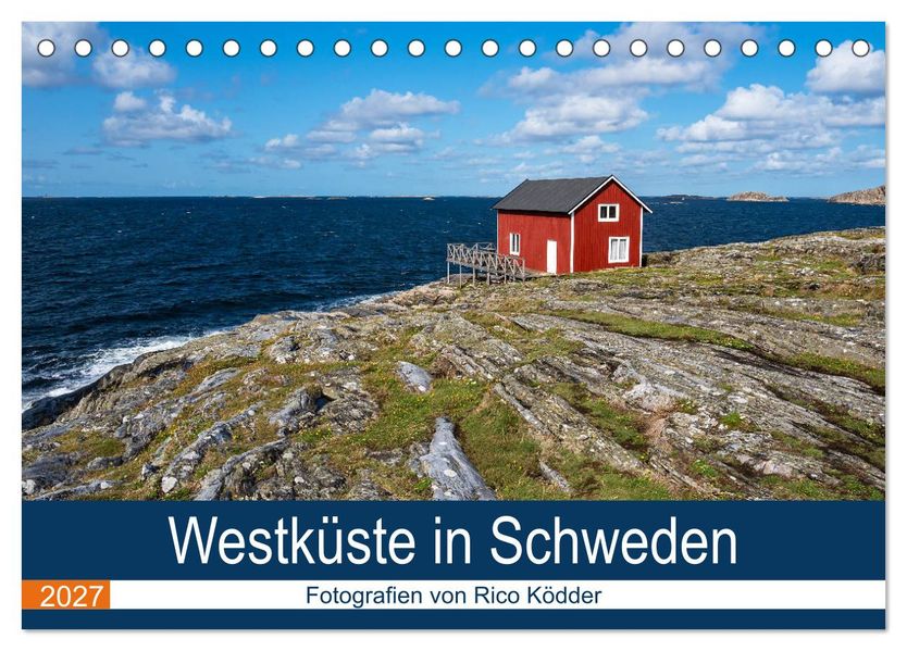 Westküste in Schweden (Tischkalender 2027 DIN A5 quer) CALVENDO Monatskalender
