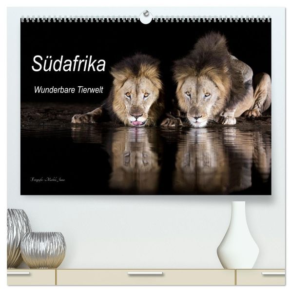 Südafrika wunderbare Tierwelt (hochwertiger Premium Wandkalender 2027 DIN A2 quer) Kunstdruck in Hochglanz
