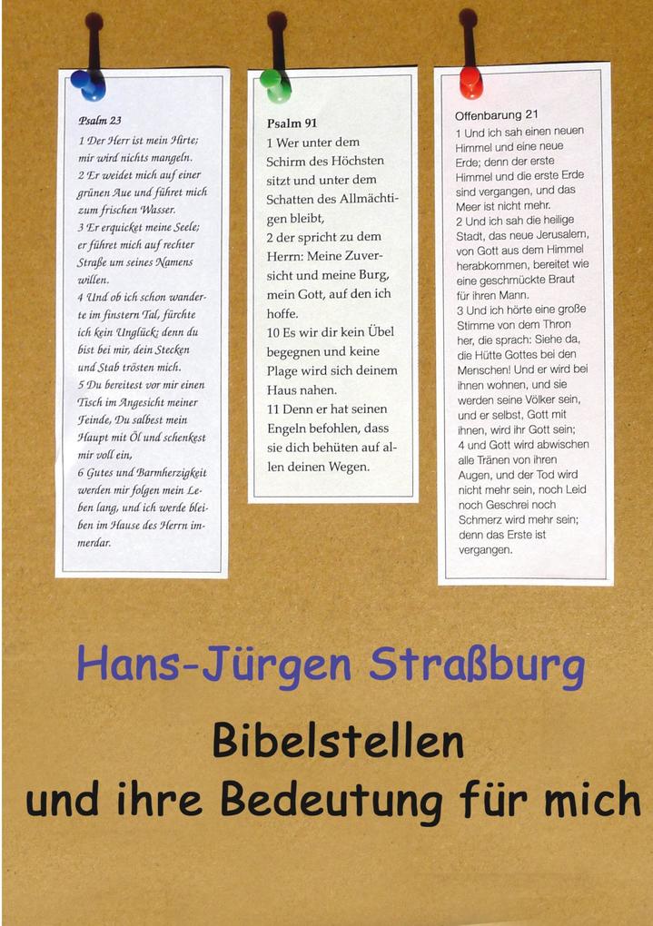 Bibelstellen und ihre Bedeutung für mich