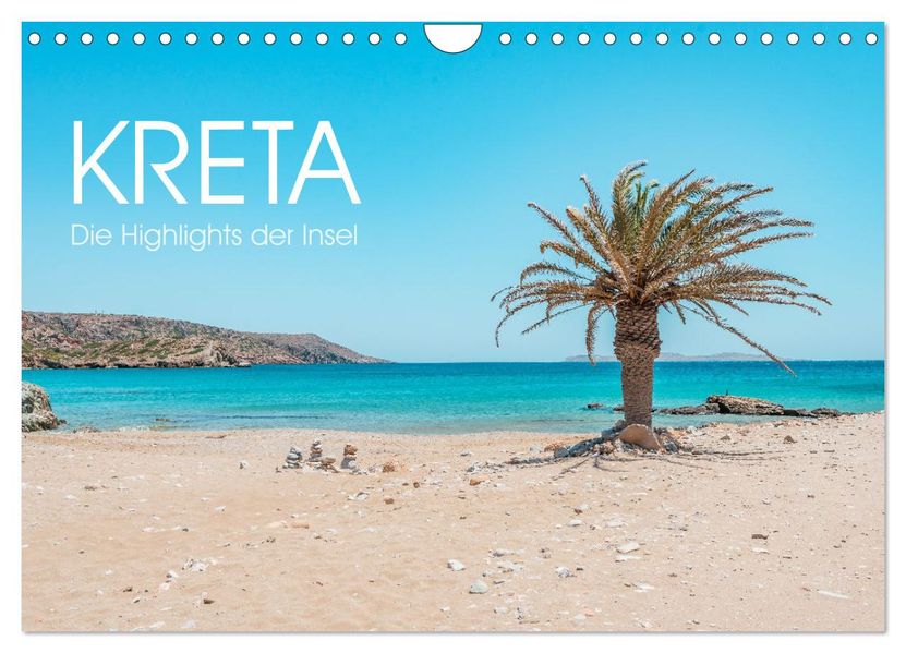 Kreta - Die Highlights der Insel (Wandkalender 2027 DIN A4 quer) CALVENDO Monatskalender