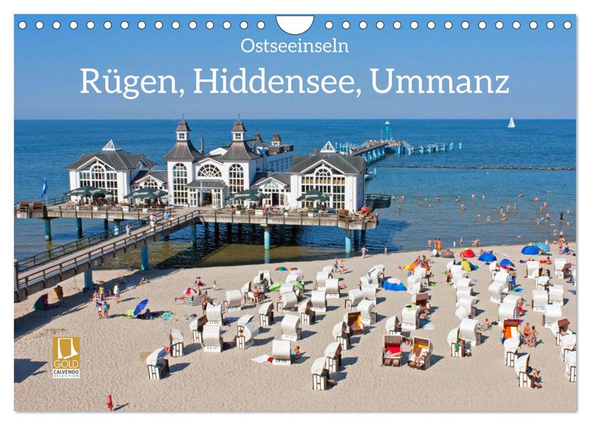 Ostseeinseln Rügen Hiddensee Ummanz (Wandkalender 2027 DIN A4 quer) CALVENDO Monatskalender