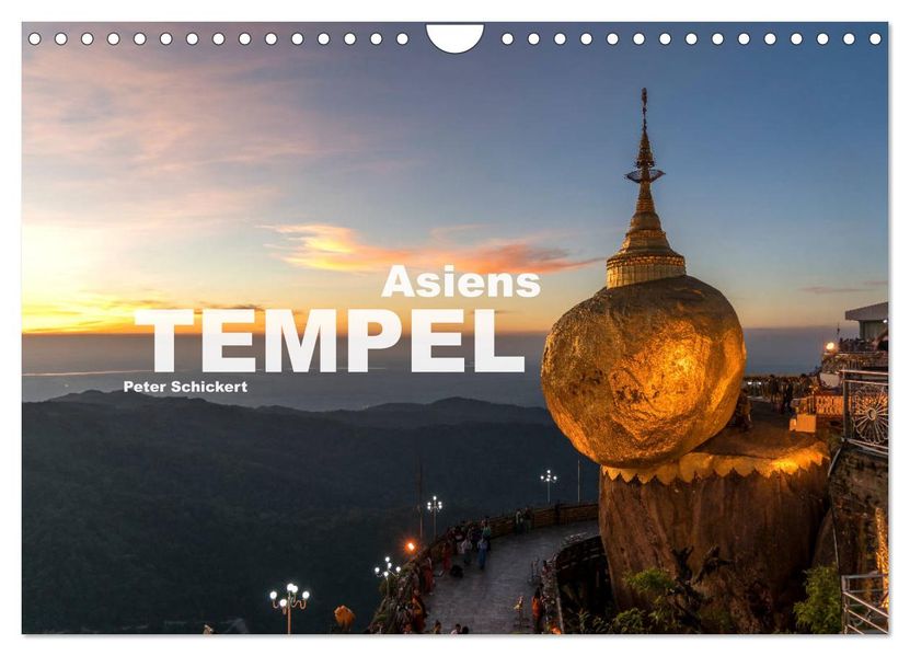 Asiens Tempel (Wandkalender 2027 DIN A4 quer) CALVENDO Monatskalender