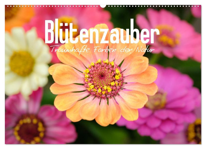 Blütenzauber - Traumhafte Farben der Natur (Wandkalender 2027 DIN A2 quer) CALVENDO Monatskalender