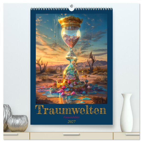 Traumwelten (hochwertiger Premium Wandkalender 2027 DIN A2 hoch) Kunstdruck in Hochglanz
