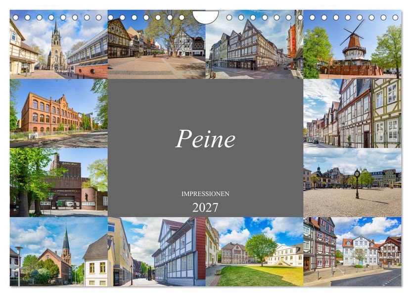 Peine Impressionen (Wandkalender 2027 DIN A4 quer) CALVENDO Monatskalender