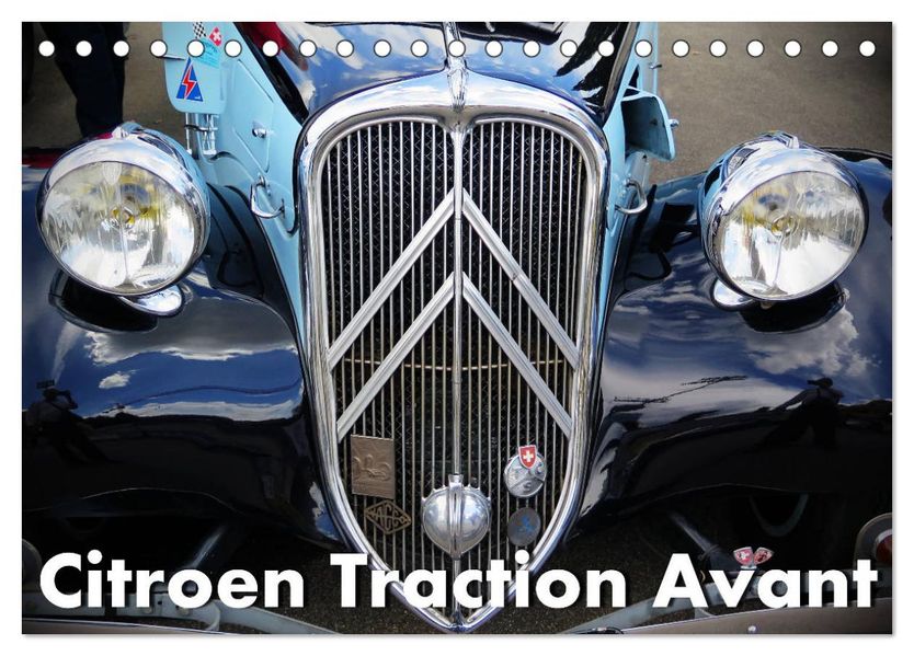 Citroen Traction Avant (Tischkalender 2027 DIN A5 quer) CALVENDO Monatskalender