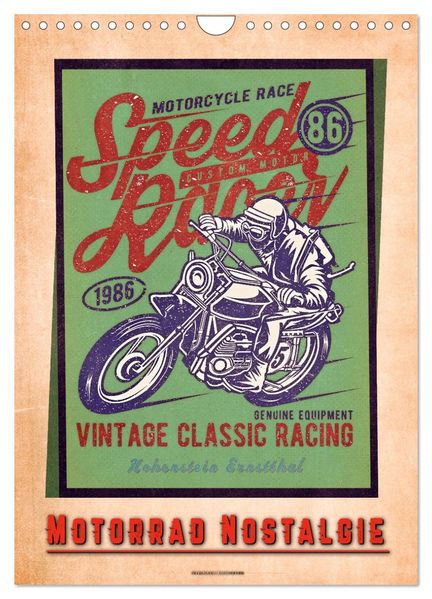Motorrad Nostalgie (Wandkalender 2027 DIN A4 hoch) CALVENDO Monatskalender