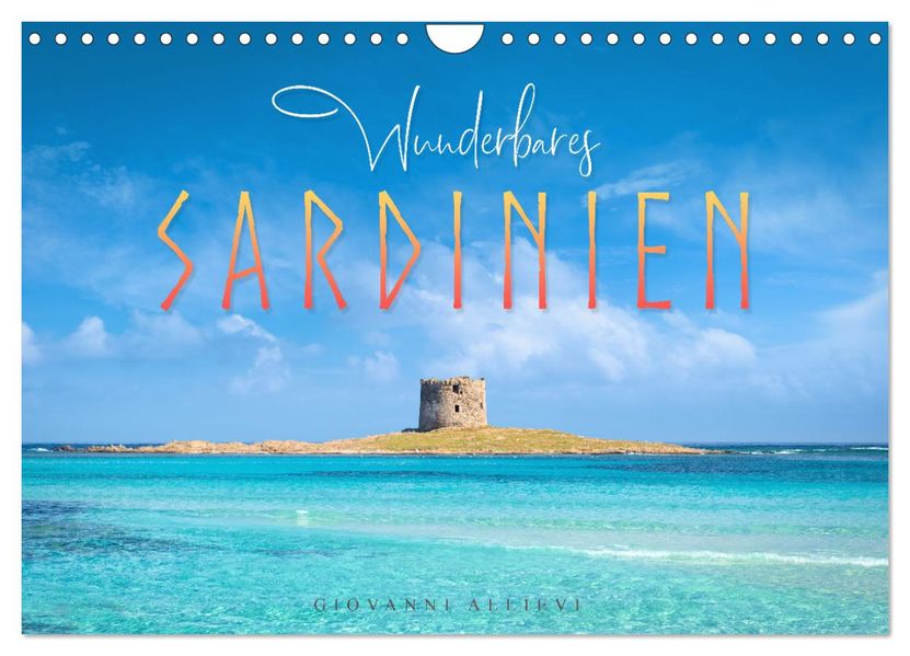 Wunderbares Sardinien (Wandkalender 2027 DIN A4 quer) CALVENDO Monatskalender