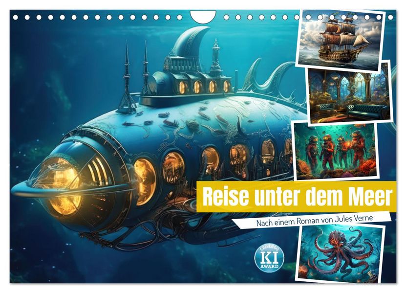 Reise unter dem Meer (Wandkalender 2027 DIN A4 quer) CALVENDO Monatskalender