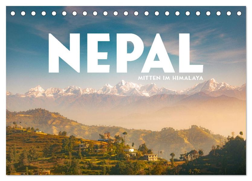 Nepal - Mitten im Himalaya (Tischkalender 2027 DIN A5 quer) CALVENDO Monatskalender