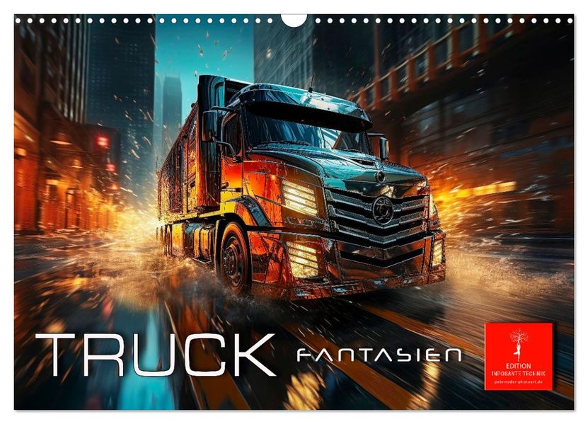 Truck Fantasien (Wandkalender 2027 DIN A3 quer) CALVENDO Monatskalender