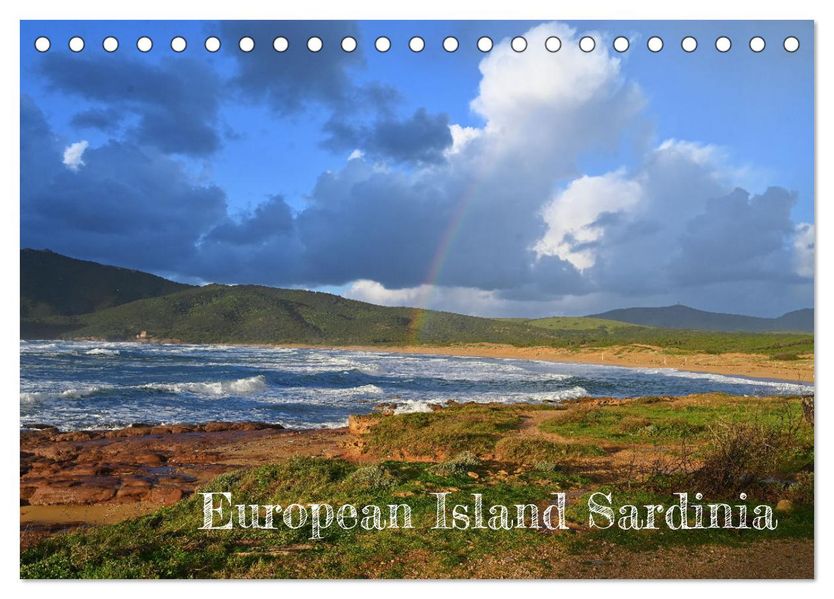 European Island Sardinia (Desk Calendar 2027 DIN A5 landscape) CALVENDO 12 Month DeskCalendar