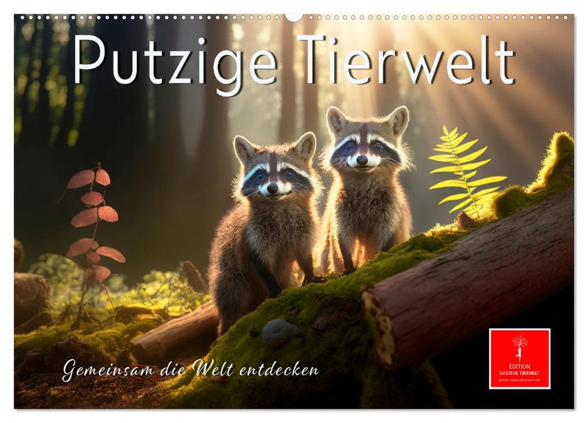 Putzige Tierwelt - gemeinsam die Welt entdecken (Wandkalender 2027 DIN A2 quer) CALVENDO Monatskalender