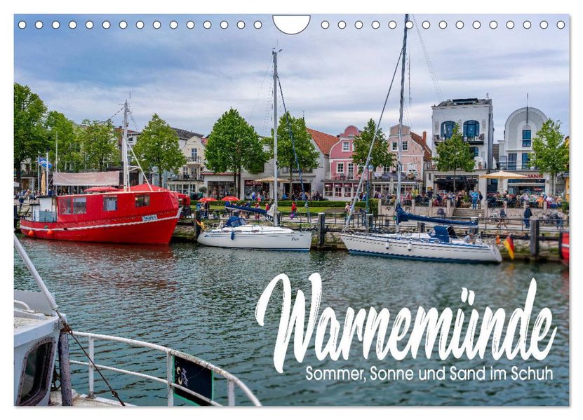 Warnemünde - Sommer Sonne und Sand im Schuh (Wandkalender 2027 DIN A4 quer) CALVENDO Monatskalender