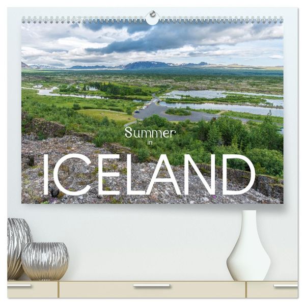 Summer in Iceland (High Quality Premium Wall Calendar 2027 DIN A2 landscape)CALVENDO 12 Month Wall Calendar
